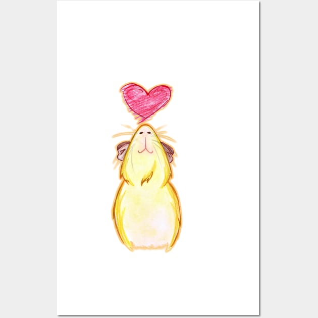 Guinea lovely pig ♥ Wall Art by EmmeGray